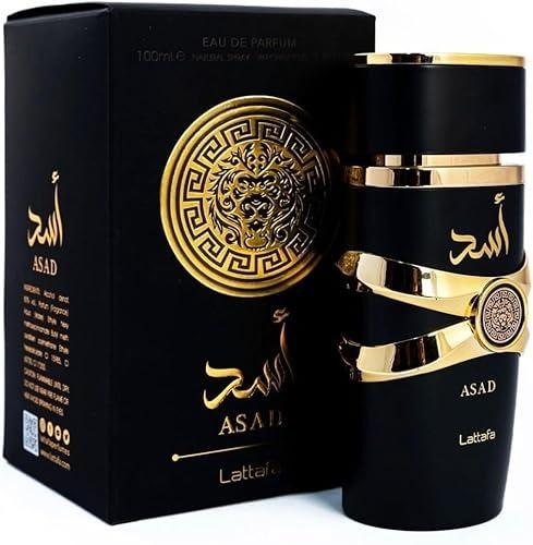 Asad Lattafa Black Eau de Parfum Spray 100ml for Men Gift Fragrance - Arabian Fragrance 3