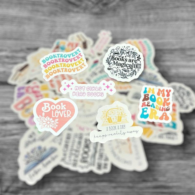 Bookish Stickers - Pack of 10 3