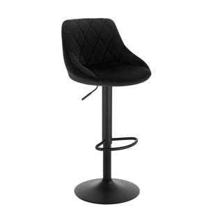 WOLTU Bar Stool Bar Chair Breakfast Dining Stool Chair for Kitchen Island Counter Velvet Exterior, Adjustable Swivel Gas Lift, Steel Footrest & Base, BH219sz-1