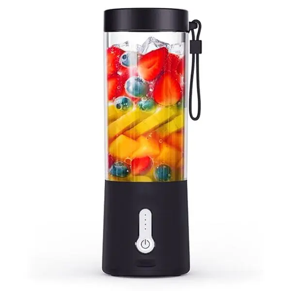 Portable Blender for Shakes and Smoothies, Personal Travel Blender for Protein with 4000mAh USB Rechargeable Battery, Crush Ice, Frozen Fruit and Drinks, 530ml / 18 oz Mini Travel Cup