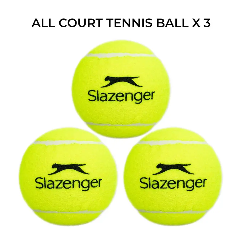 Slazenger Unisex Club All Court Tennis Balls Ball 3
