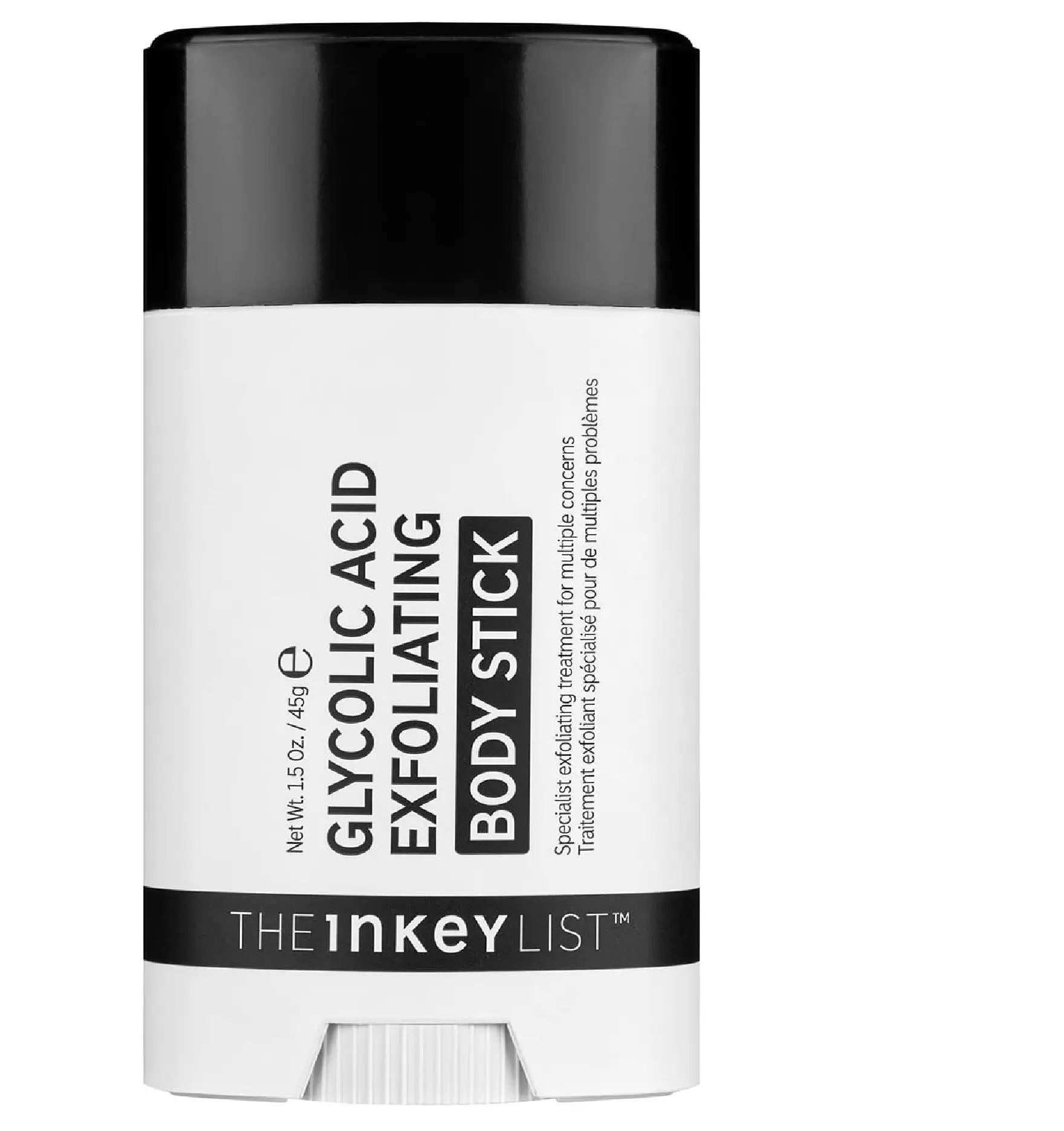 The Inkey List Glycolic Acid Exfoliating Body Stick 45g | Multiple Concerns, One Targeted Solution | Delivers Deep, Effective Exfoliation | Fragrance Free |...