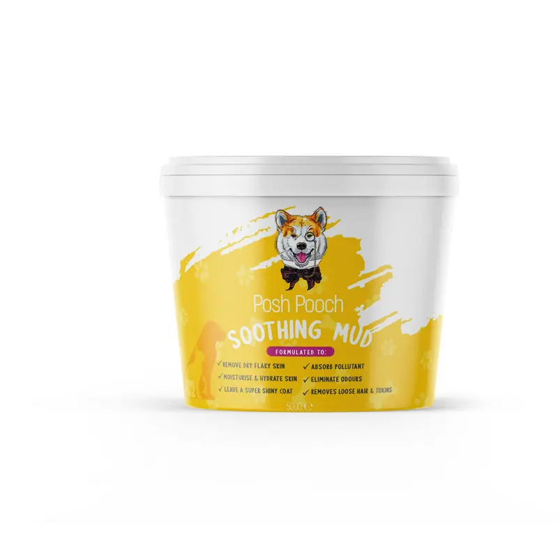 Soothing Mud Wash For Dogs | Enriched Vitamins, Natural Detoxing Hydrating Nourishing Itchy Flaky Skin Remover Moisturising Relief Wash | Deep Cleaning Deodorising Cruelty Free Mineral Spa Treatment 1