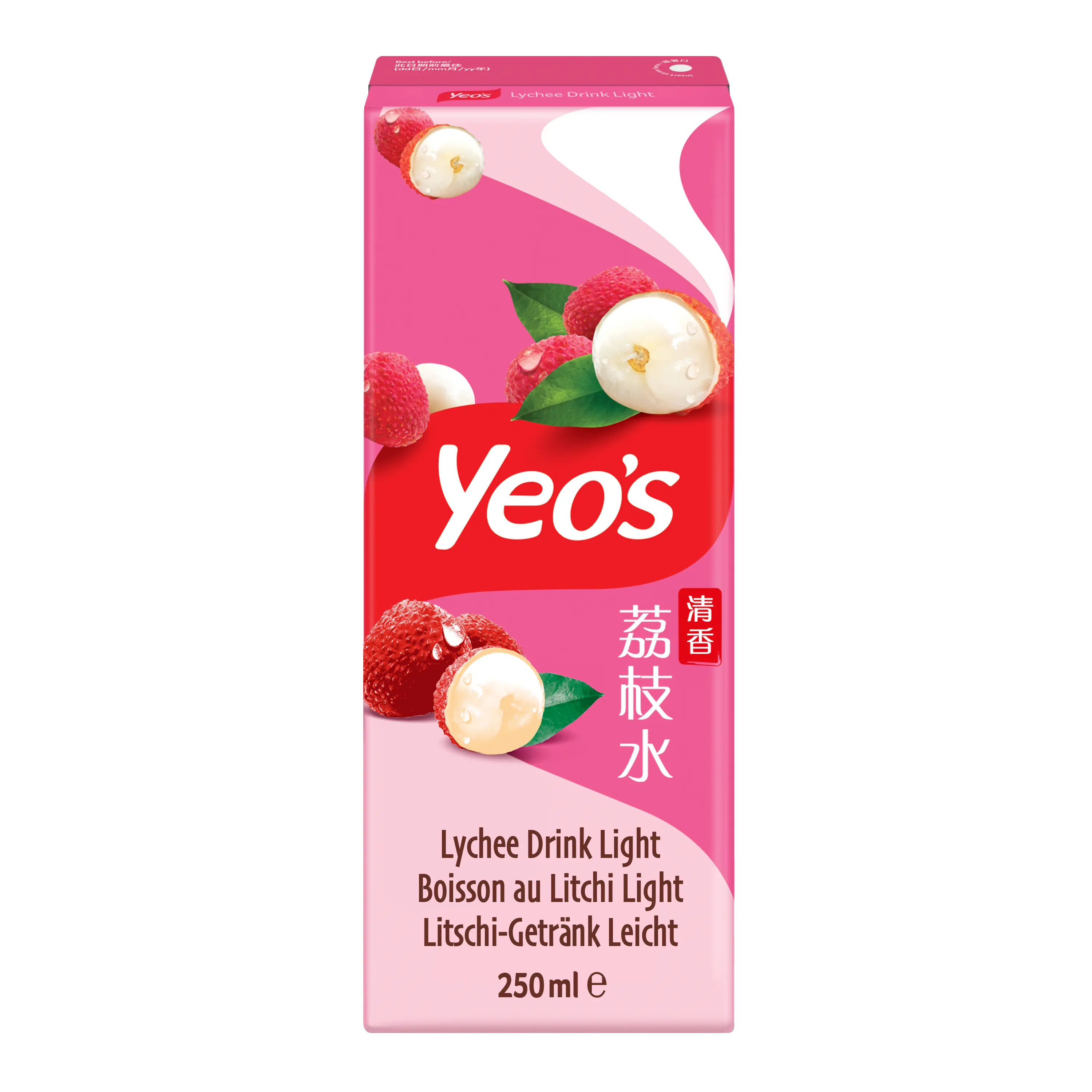 Yeo's Lychee Drink 250ml (pack of 6)