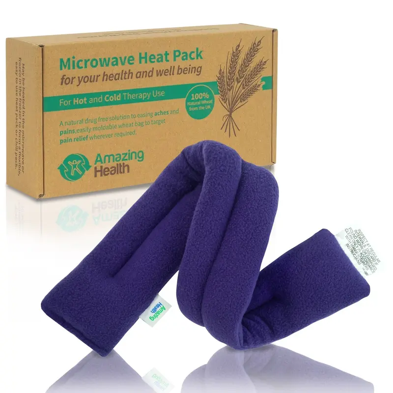 Extra Long Natural Lavender Scented Wheat Bag - 70cm Long Heat Pack for Pain Relief 0