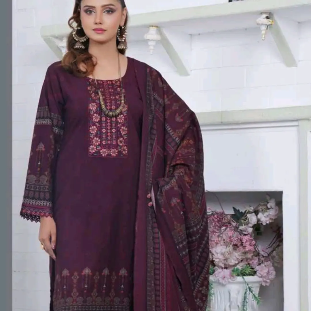 Luxury Dhanak 3piece  D/01