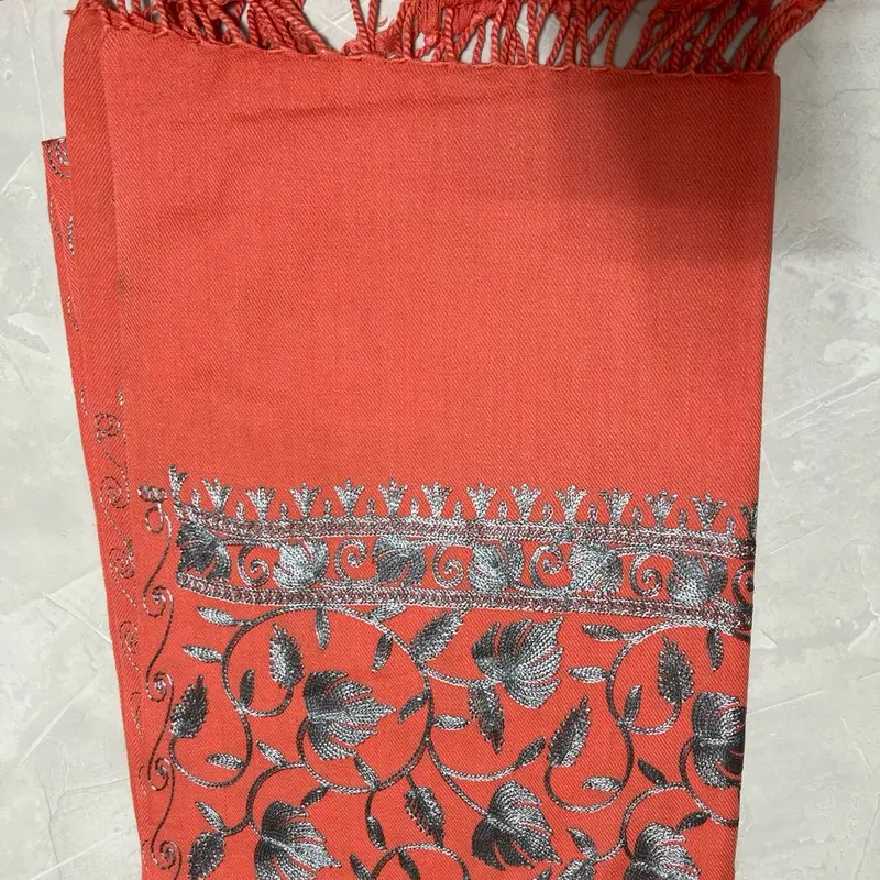 Kashmiri Pashmina Women's Shawl with New Design #hijab#stylish 4
