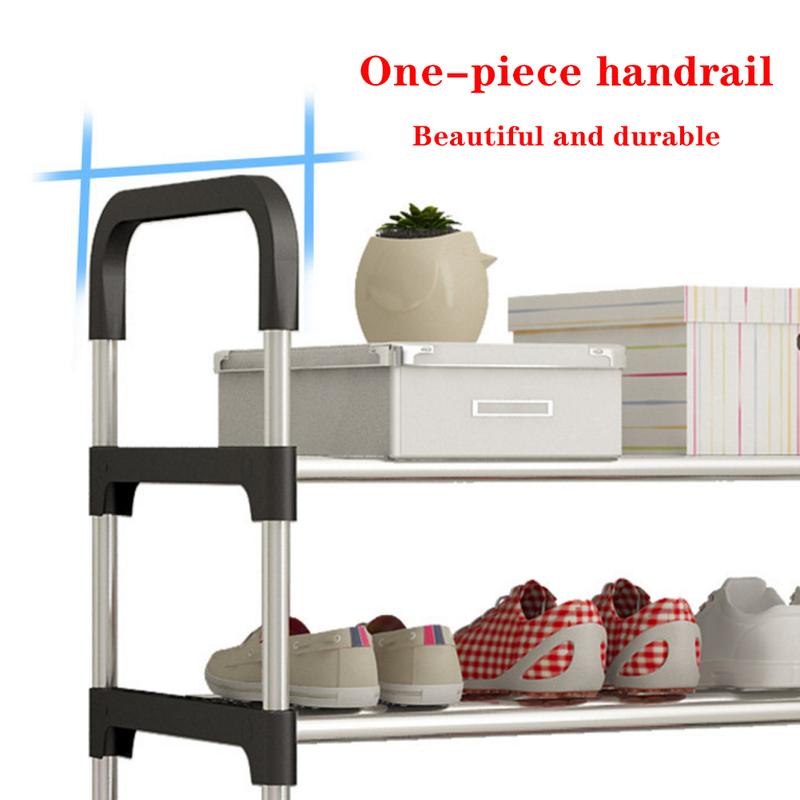 AceHome 3/4/5/6 Tiers Shoe Rack Organizer Stackable Space Saving Shoe Shelf（No Dust Cover） 6