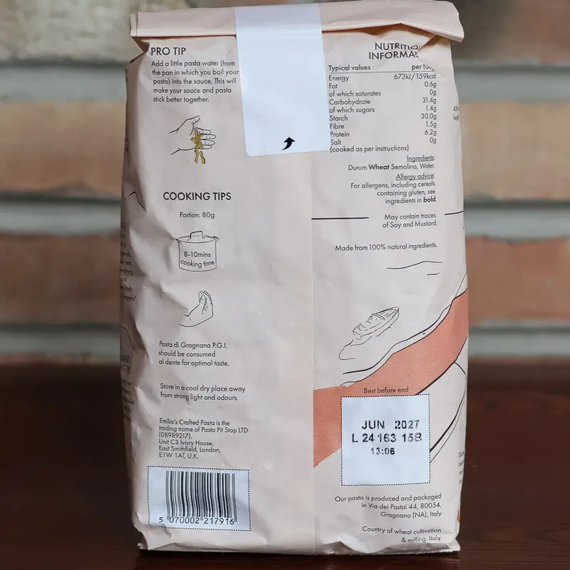 Premium Italian pasta - Casarecce shape - 3 x 500g packs - Emilia's crafted pasta 4