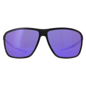 Police Sunglasses SPLL15 Solstice 4 U28Z Matte Black Brown Mirror Violet