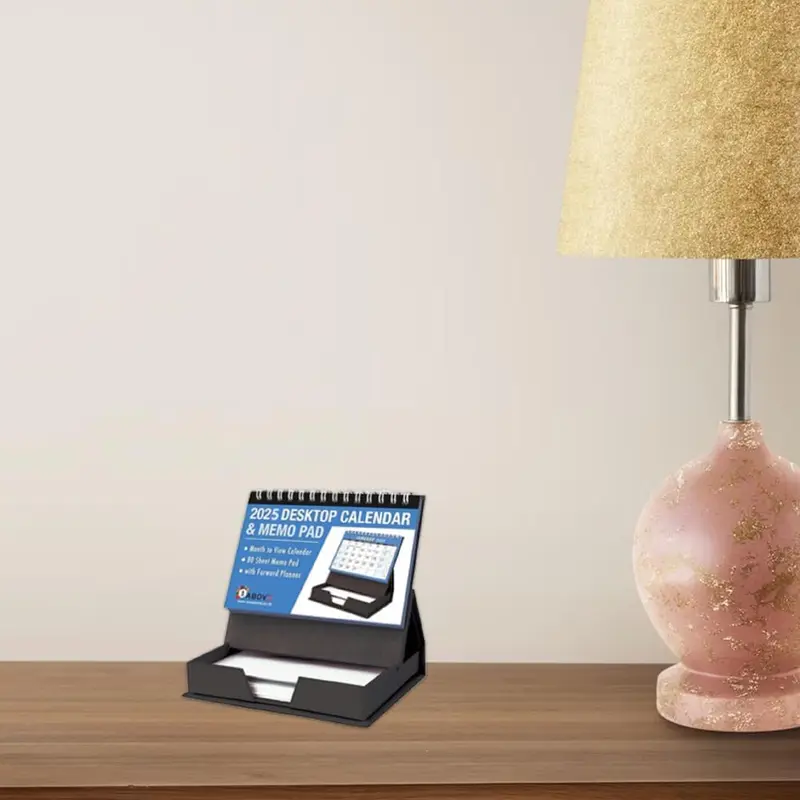 2025 Desktop Month to View Calendar, Tear Off and Memo Note Pad, Planners & Personal Organisers, Spiral Bound for Home Business Office School (Desktop) 5