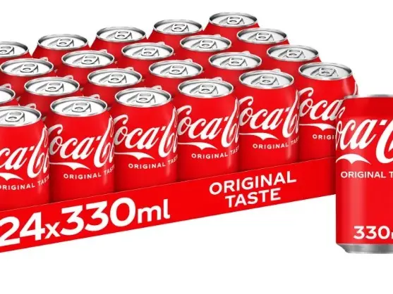 Coca Cola Cans 330ml Pack of 24 Long Date Fast Delivery Uk Supplier