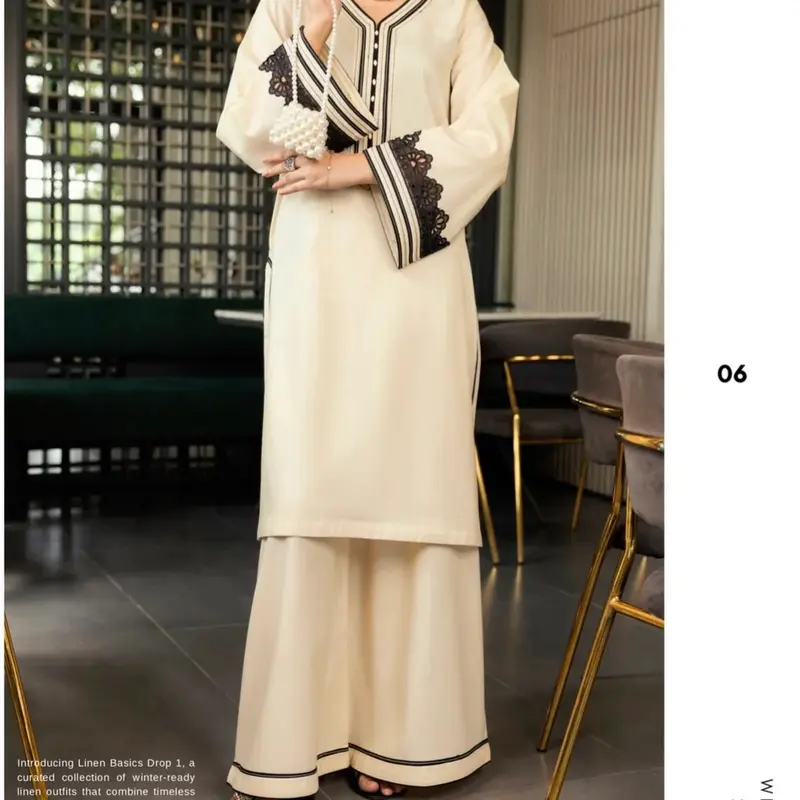 CASUALLITE 'LINEN BASICS VOL 1'| LINEN 2PC READYMADE 6 DESIGNS Sizes S-XL 6