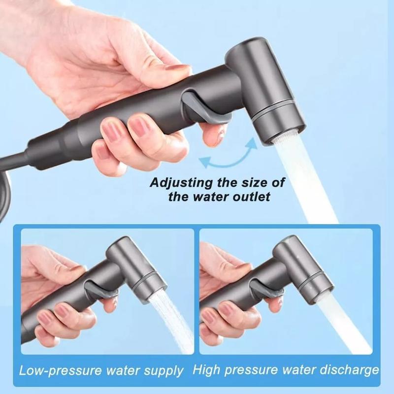 Product Introduction of High Pressure Bidet Sprayer Set with 2m Hose and Handheld Spray Gun for Bathroom - Cover, Bathroom Fixtures for Feminine Wash, Baby Wash, Essentials Upside Down Peri Bottle, Cleaning Supplies, Summer for Gift,  Bathroom Accessories 23