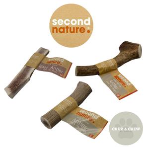 Deer Antler & Buffalo Horn Dog Chew - Natural Pet Treat for Dogs