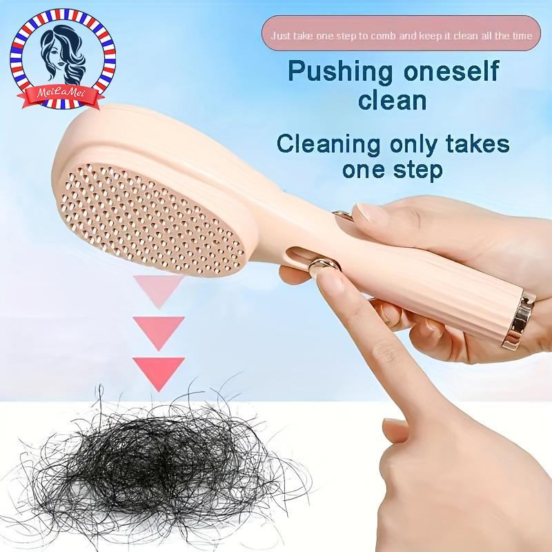 1pcs Magic Retractable Hair Comb-Anti-Static Scalp Massaging & Detangling Brush for All Hair Types Holiday Gift Box Beauty Tool 0