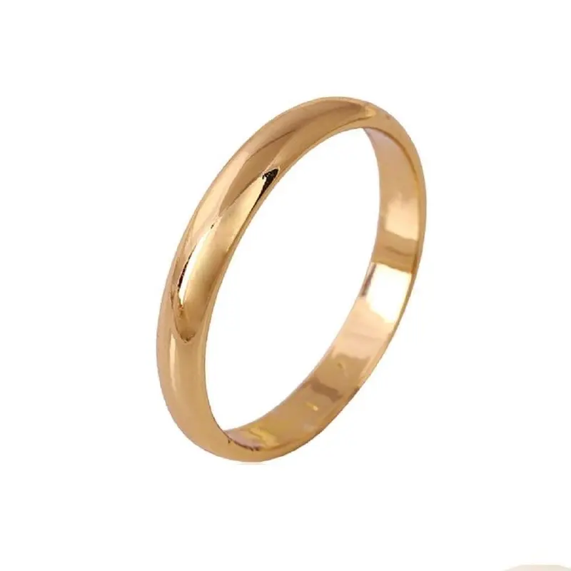 9 carat 9ct 9k gold Yellow gold plated Men Women wedding Band Rings . All sizes available W=3mm 4