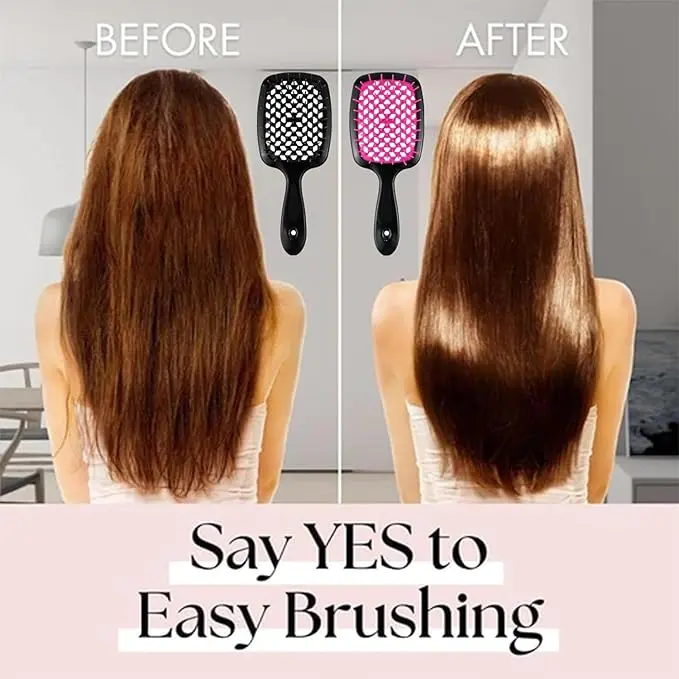 Detangling Hair Brush Wet Dry Hair Brush Kids Women Detangle Brush For Thick Hair, Curly, Straight & Natural Hair Haircare Heatless 1