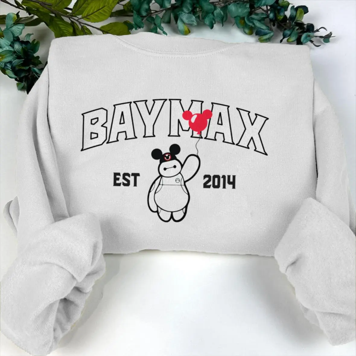 Vintage B.a.y.m.a.x Character Sweatshirt, Cartoon Movie Shirt, Family Trip Shirt, Birthday Gift PNIS074