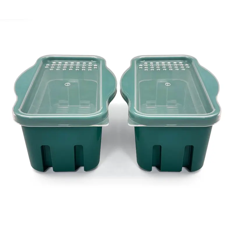 Cook's Essentials Set of 2 Microwave Pasta Cooker Set - Kitchen Snack Containers - Efficient Pasta Cooking Containers with Lid 2