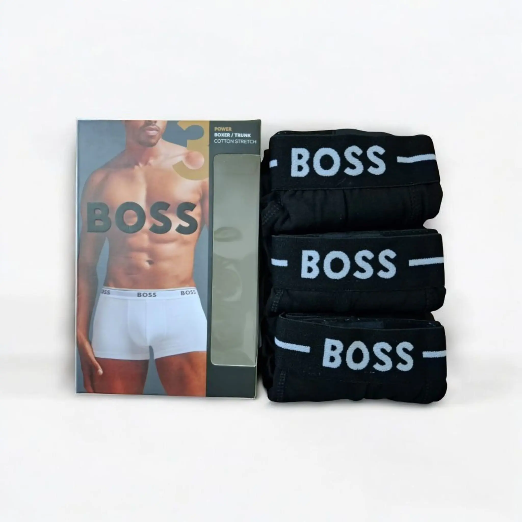 BOSS Men's Boxers -3 piece - Classic Black