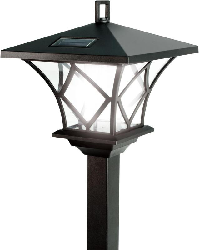 Taylor & Brown (2 Pack 59" Solar Hanging Lamp/Post Lights, Outdoor Solar Powered Vintage Street Lights Waterproof Decorative Lamp for Garden, Lawn, Pathway, Driveway, Front/Back Door 2