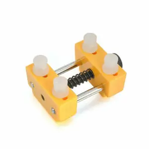 Yellow Holder Adjustable Watchmaker Repair Tool Watch Back Case Cover Opener UK 6
