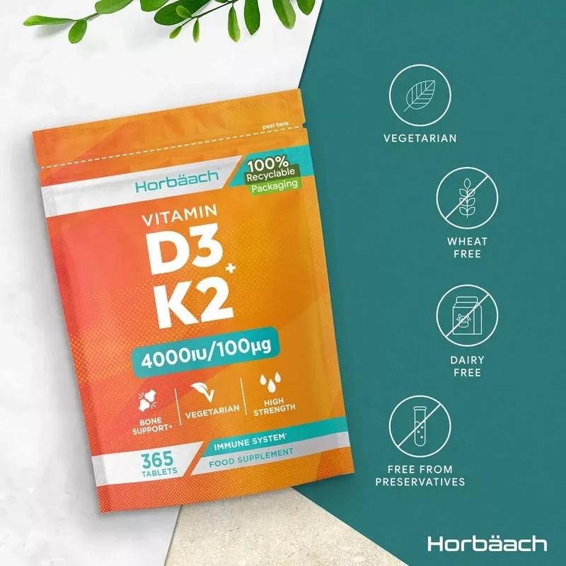 Vitamin D3 4000 IU & K2 MK7 100 µg | 365 Tablets 3