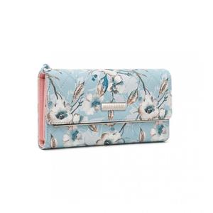MISS LULU Ladies' Flower Printed PU Leather Long Purse (5 Colours)
