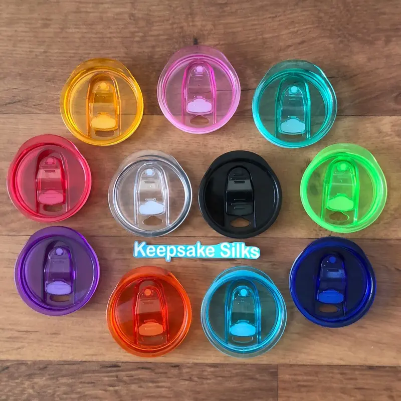 Replacement Skinny Tumbler Lids - ONE SIZE: fits 12oz, 15oz & 20oz Skinny Stainless Steel Tumblers - (BPA-FREE Lightweight Plastic) to cover your cup/mug/bottle - Choose your Drinkware lid colour