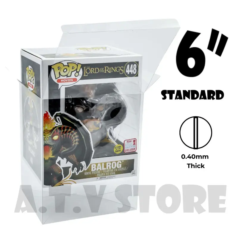 ATV Protectors / cases 0.40mm For 6" Funko Pops 0