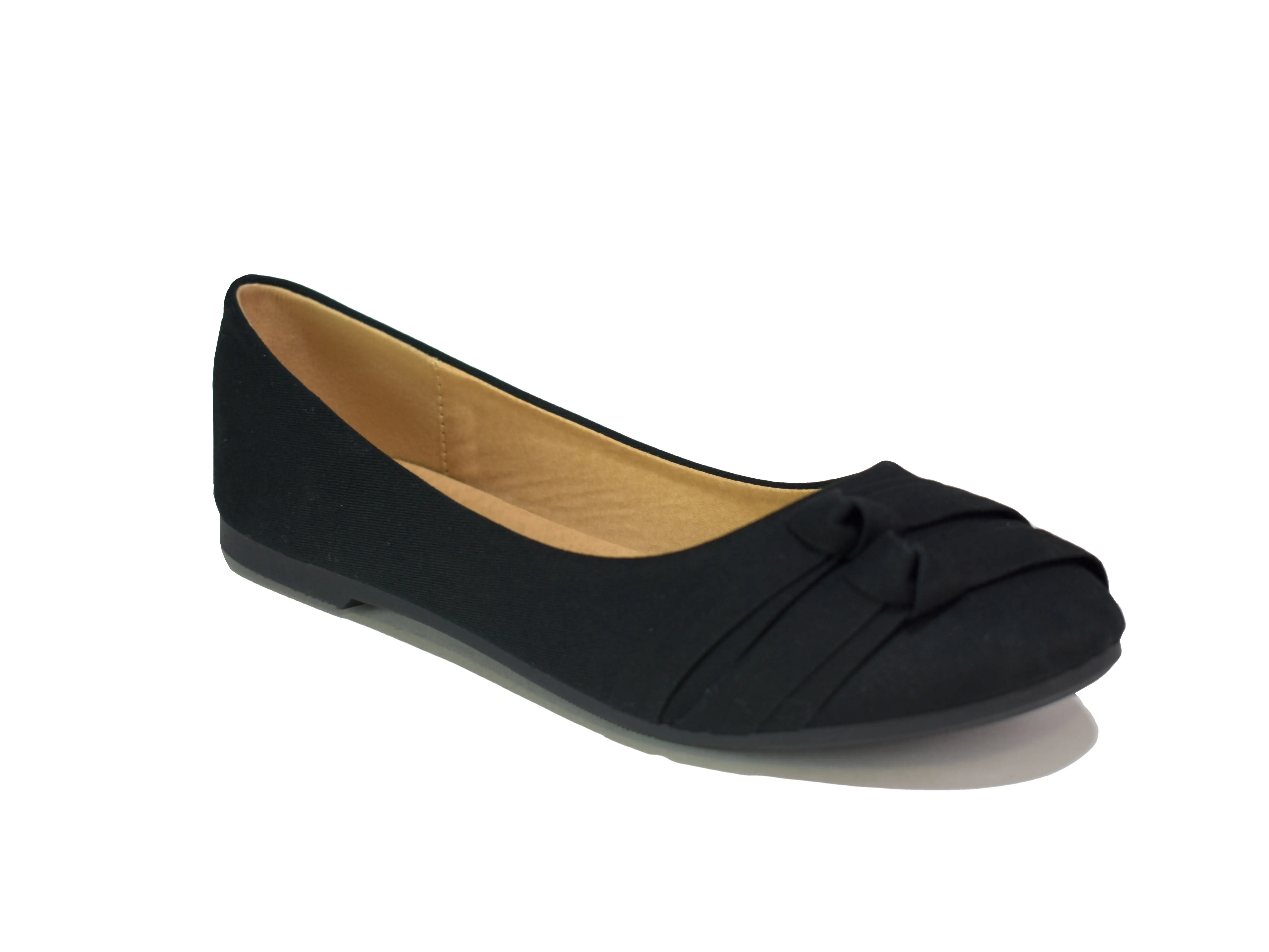 Girls Ladies Flat Slip On Ballerinas Casual School Work Shoes Women Footwear