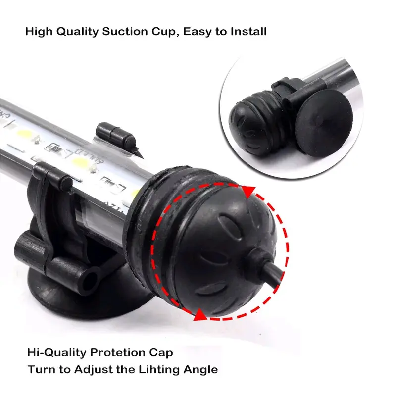 Fish Tank Light 28 CM LED Aquarium LightBlue LED Light Bar Stick Fish Tank 7