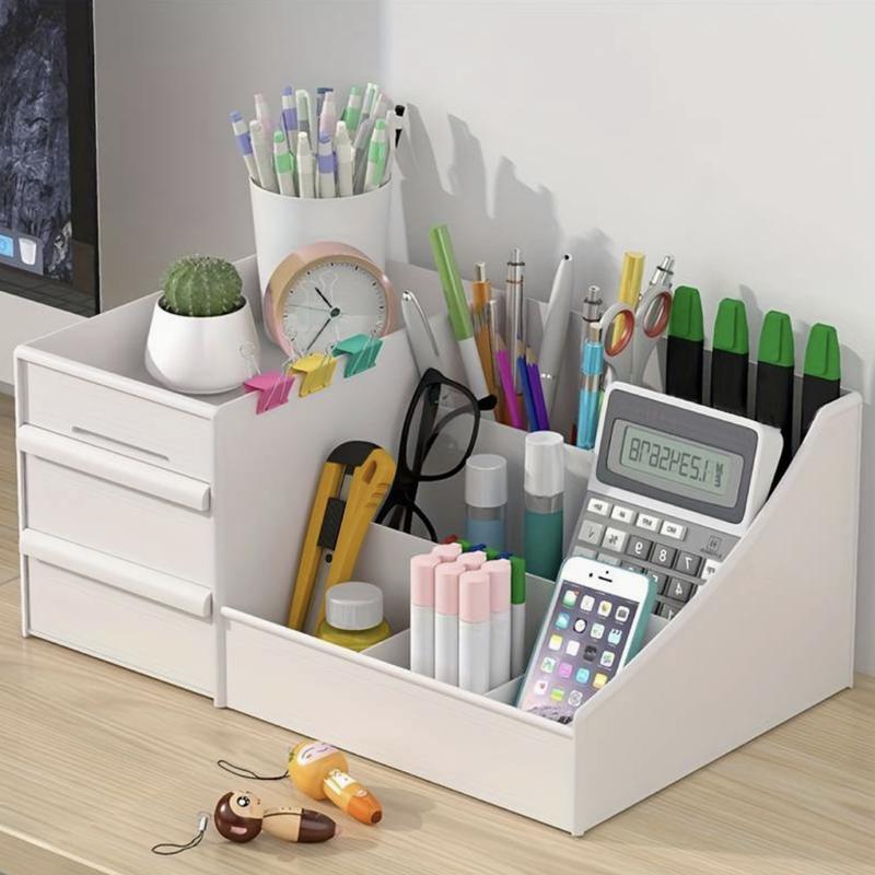 Makeup Organizer Makeup Storage Box with Drawers Plastic Household Storage for Makeup Desk Organizer Multi Purpose Desk Storage Box Space Saving Home Organizer Home Decor 2