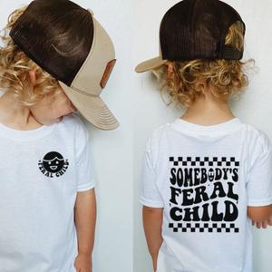 Somebody's Feral Child Front & Back Graphic Tee