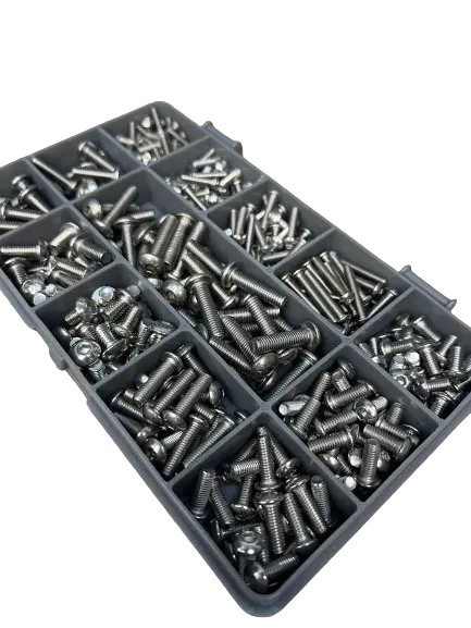 325 Piece Assorted Stainless Steel Socket Allen Button Machine Screws M3 M4 M5 Kit 4