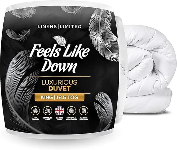 HOTEL QUALITY BEST DUVET QUILT SINGLE DOUBLE KING ALL SIZE 4.5 10.5 13.5 15 TOG-Luxury Feel like Down Duvet Quilt - Comfortable, Soft Touch Cover, Hypoallergenic,Anti-Bacterial and Machine Washable warm duvet filler quality ultra bounce winter duvet