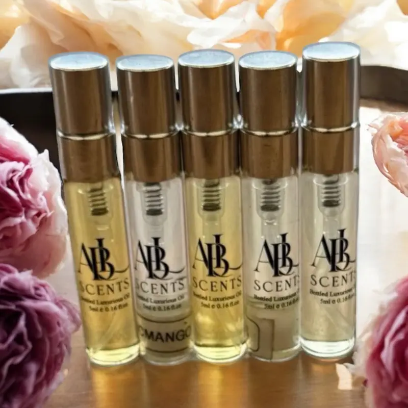 Sweet Vanilla Perfume Set of Five 5ml and Five 10ml Spray Bottles   **Buy 5 Bottles Get One For Free** 3