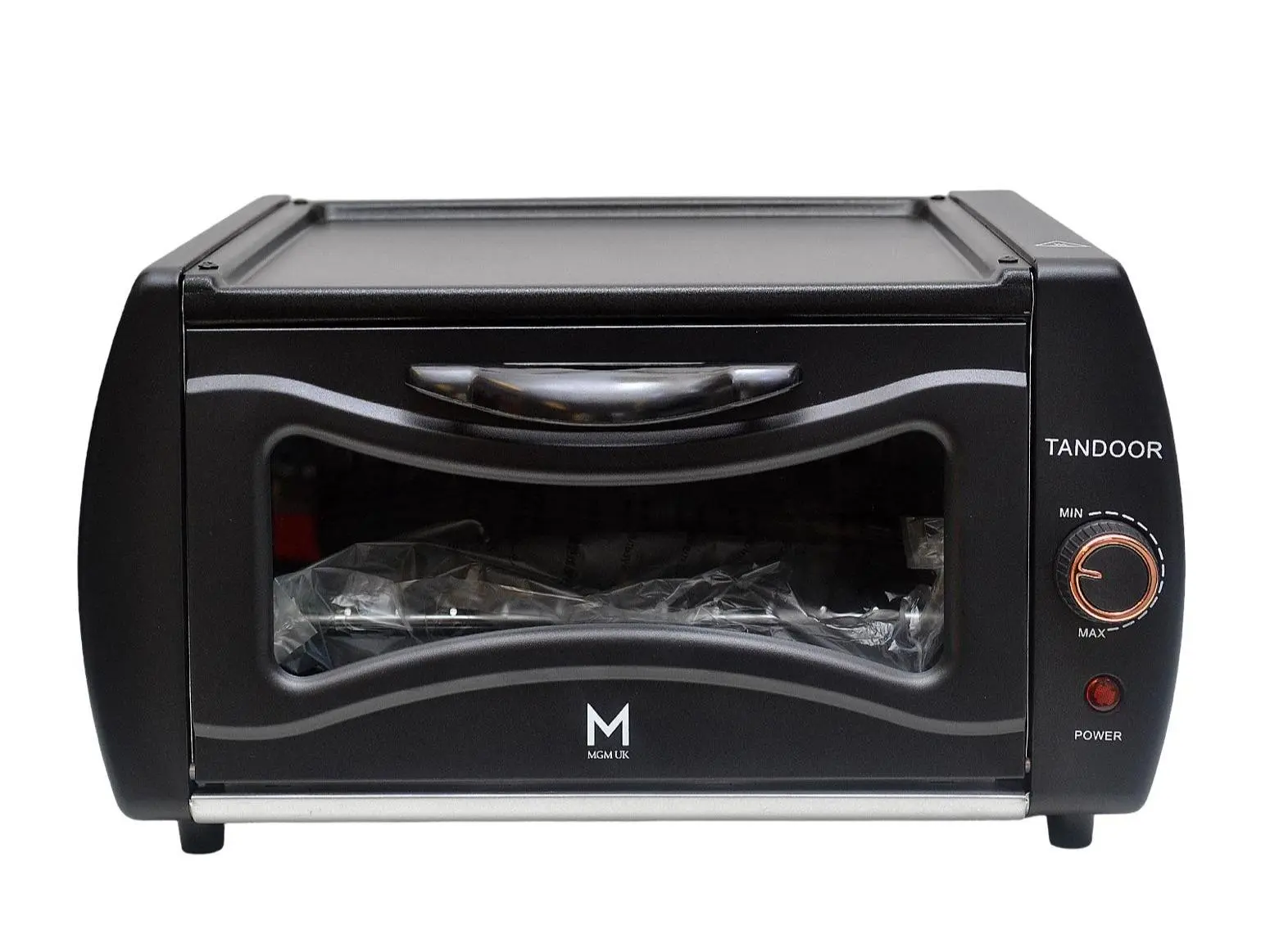 Tandoor Mini Oven Lahmacun Pizza Naan Chapati Break Maker, grill - Electric Tandoor, Black
