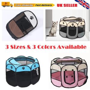 Soft Portable Foldable Fabric Dog Crate Cat Cage Pet Travel Puppy Play Pen Tent