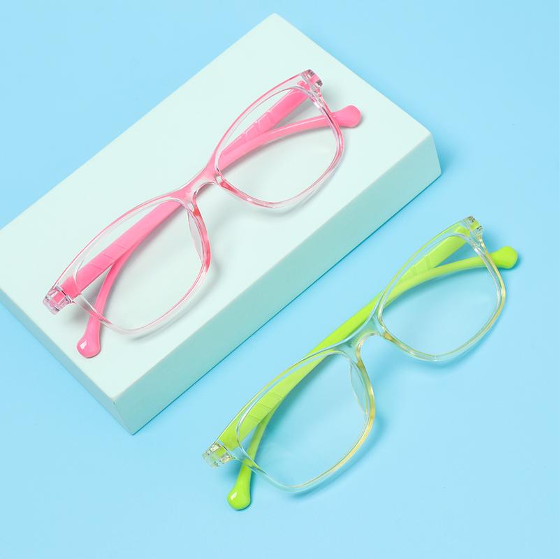 1PC Kids Boy Girl Anti-blue Light Glasses Ultra Light Frame Protection Eyeglasses Student Computer Online Study Classes Eyewear 5