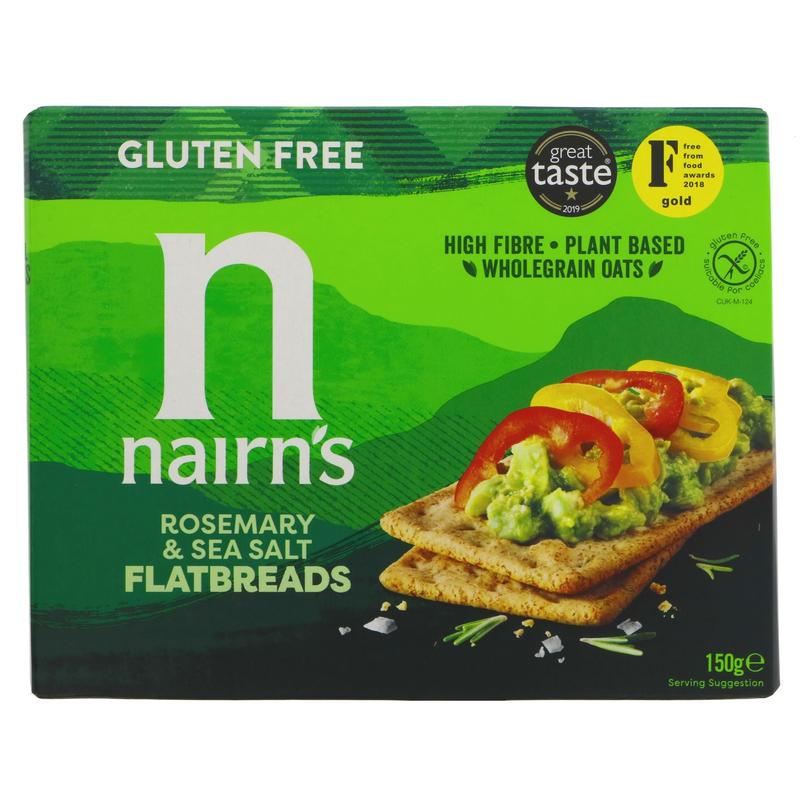 Nairn's | Sea Salt & Rosemary Flatbread | 150g 0
