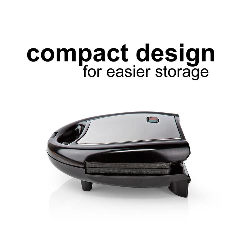 Nedis Double Waffle Maker with Dual Non-Stick Grill Plate & Automatic Temperature Control 1