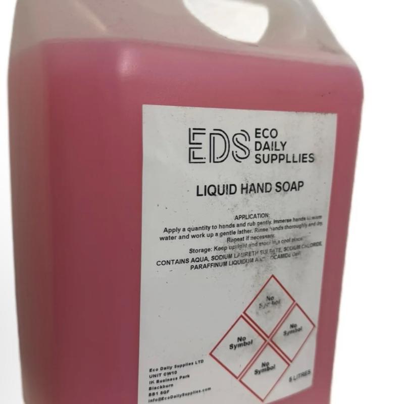 Eco Daily Supplies Liquid Hand Soap Pink 5L Gentle Nail Cleanser Comfort 1