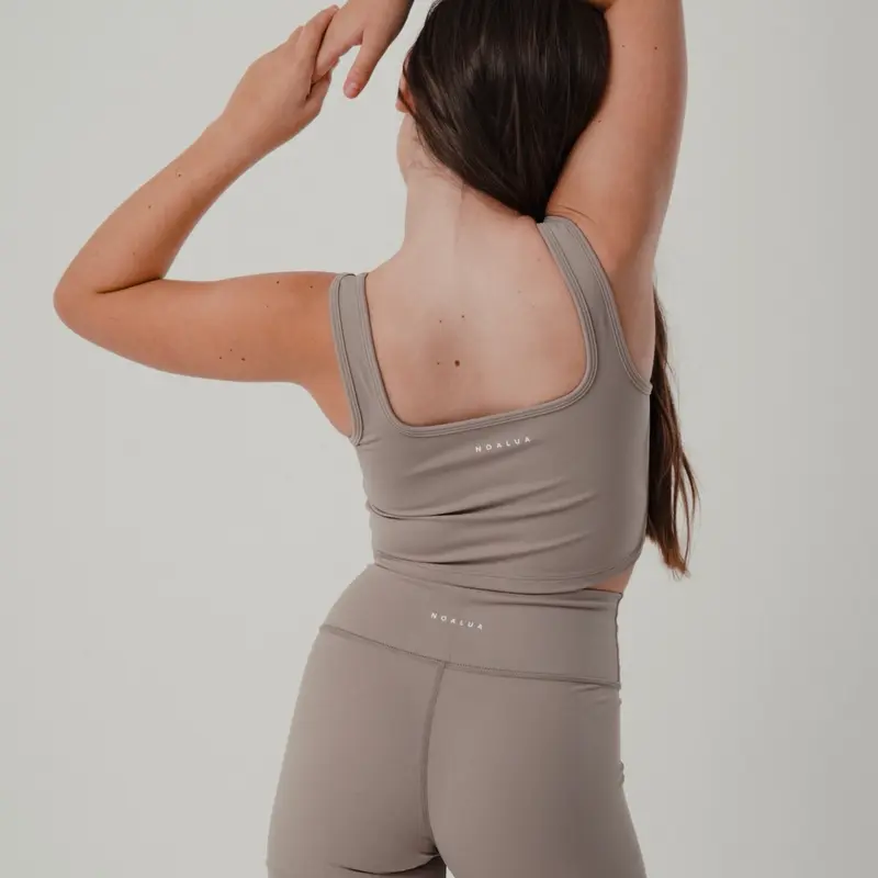 NOALUA Luxe Vest Top Activewear for Women - Light Support, 4 Way Stretch, Noalua Logo 5