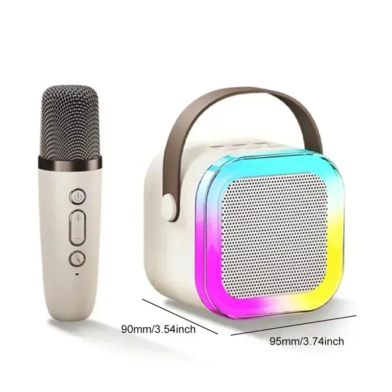 [TIKTOK TOP SELLER] Bluetooth K12 Karaoke Machine Portable 5.3 Pa Speaker System With 1-2 Wireless Microphone Family Singing Children Gift Audio Smartphone Adjustable Button Ktv Mp3 Noise wireless 5