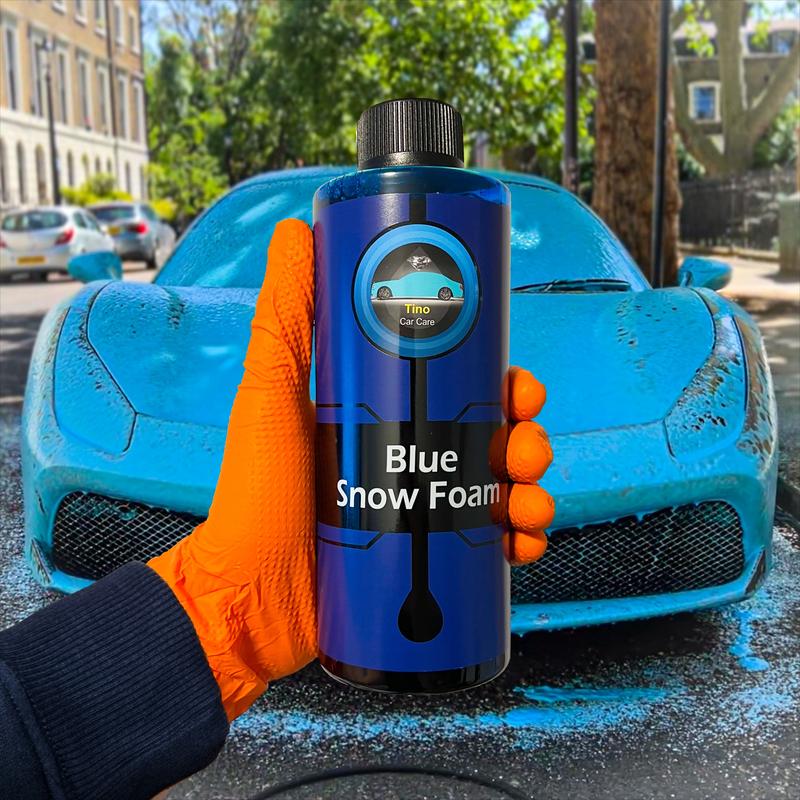 Tino Blue Snow Foam – Bright Blue Coloured Pre-Wash Foam for a Safe and Effective Dirt Removal 1