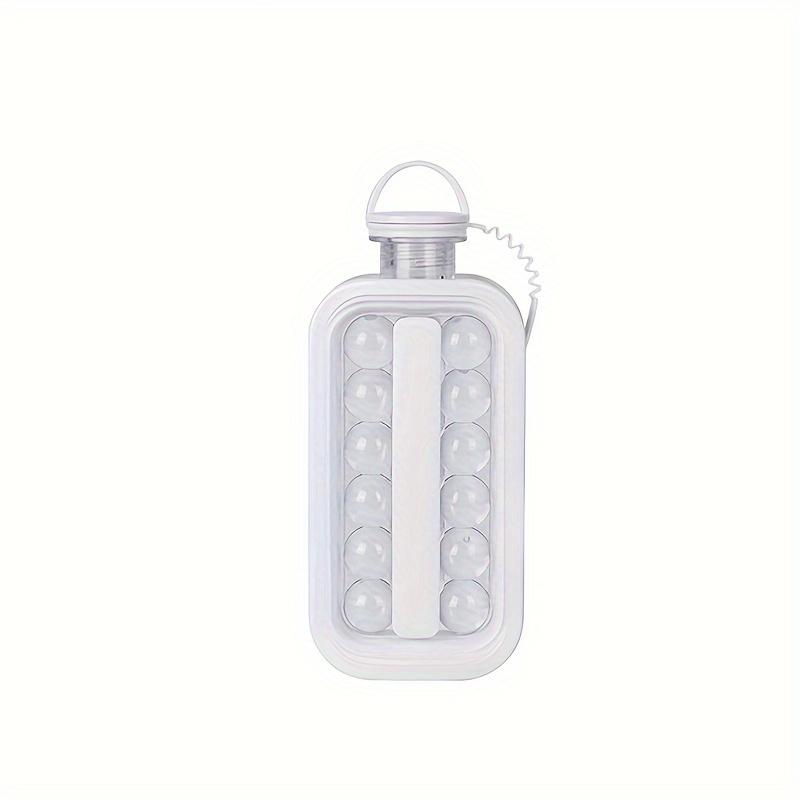 High Capacity Folding Ice Maker Water Bottle with 17 Grids and Grinding Tool - Perfect for Making Ice Balls, Blocks, and Rectangular Shapes - Household Silicone Ice Mold for Refrigerator Accessories Kitchen Utensils 4