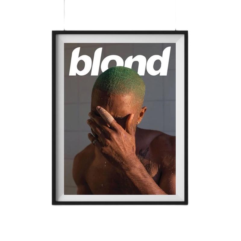 Frank Ocean Blond Wall Art Poster Print Photo A3 size Room Decor Glossy Artwork Decoration Artistic etsy  prints 3