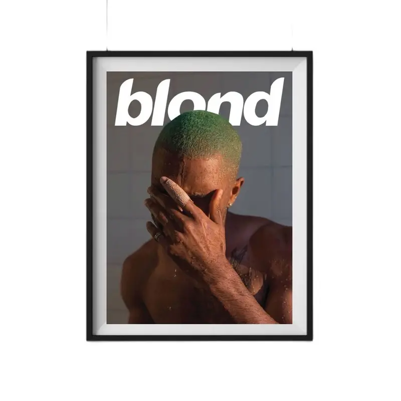 Frank Ocean Blond Wall Art Poster Print Photo A3 size Room Decor Glossy Artwork Decoration Artistic etsy  prints 3